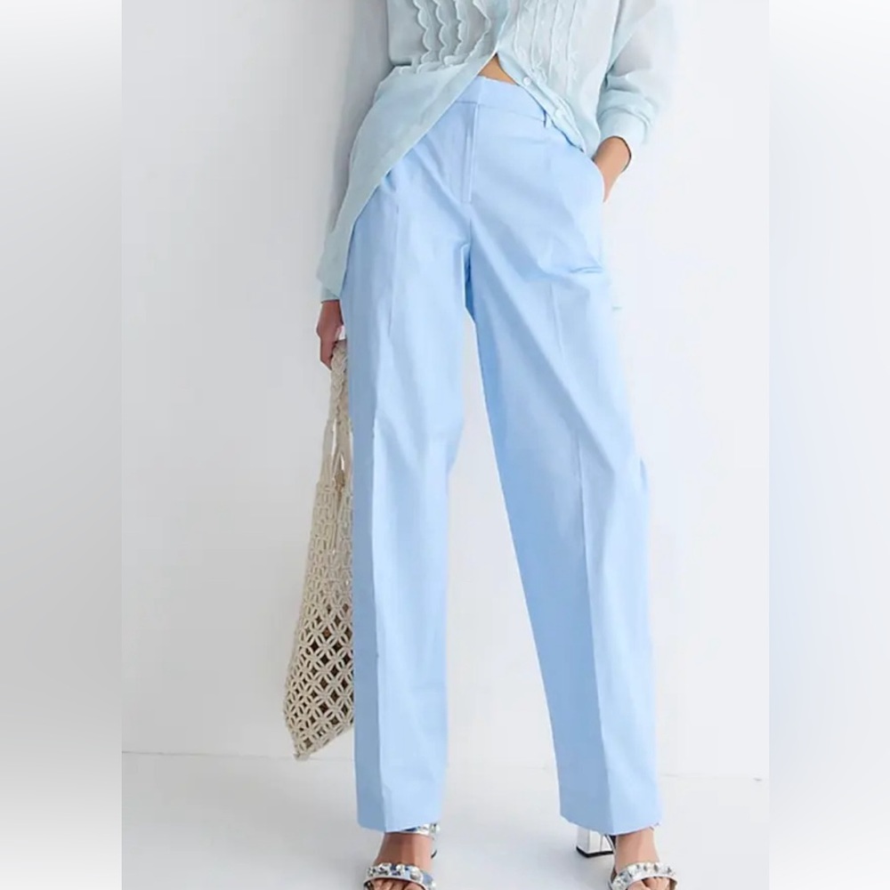 J. Crew Light Blue Straight Leg Pants